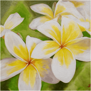 "Plumeria Morning" Giclee Art Print