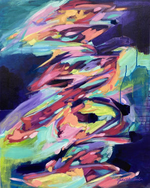 "Resonance Rising" 24x30" Original on Canvas